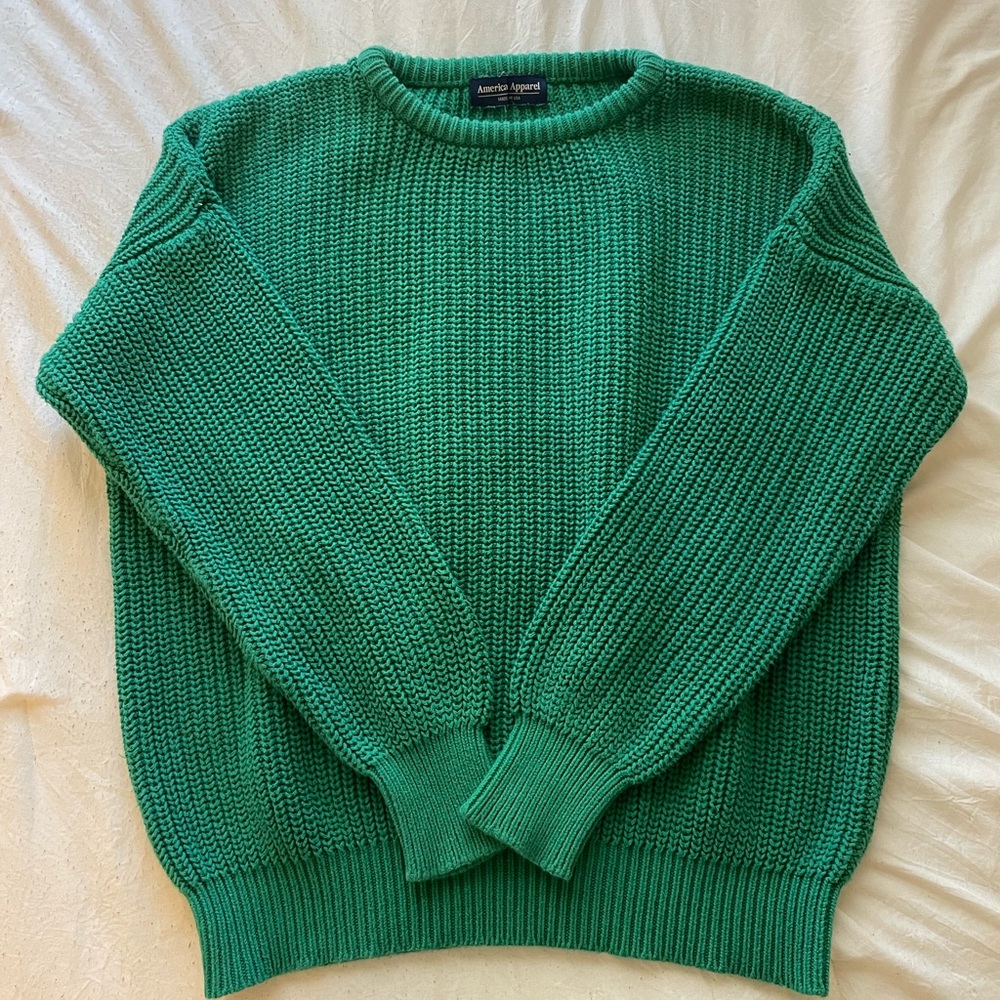 Green sweater